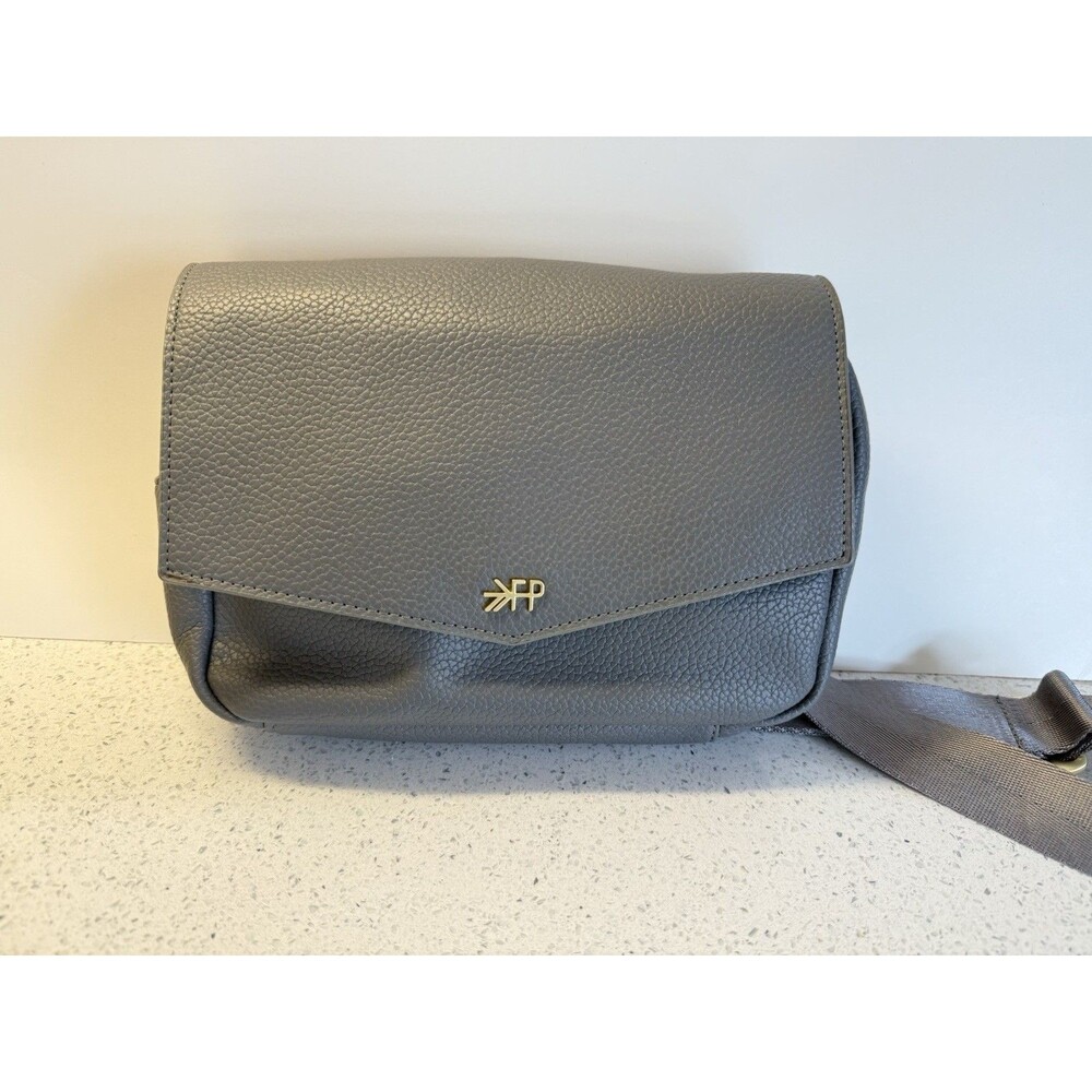 Freshly Picked Classic Park Pack Fanny Bag Crossbody Grey Belt Bag Vegan Leather